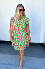 *Size 2XL - Luciana Floral Dress