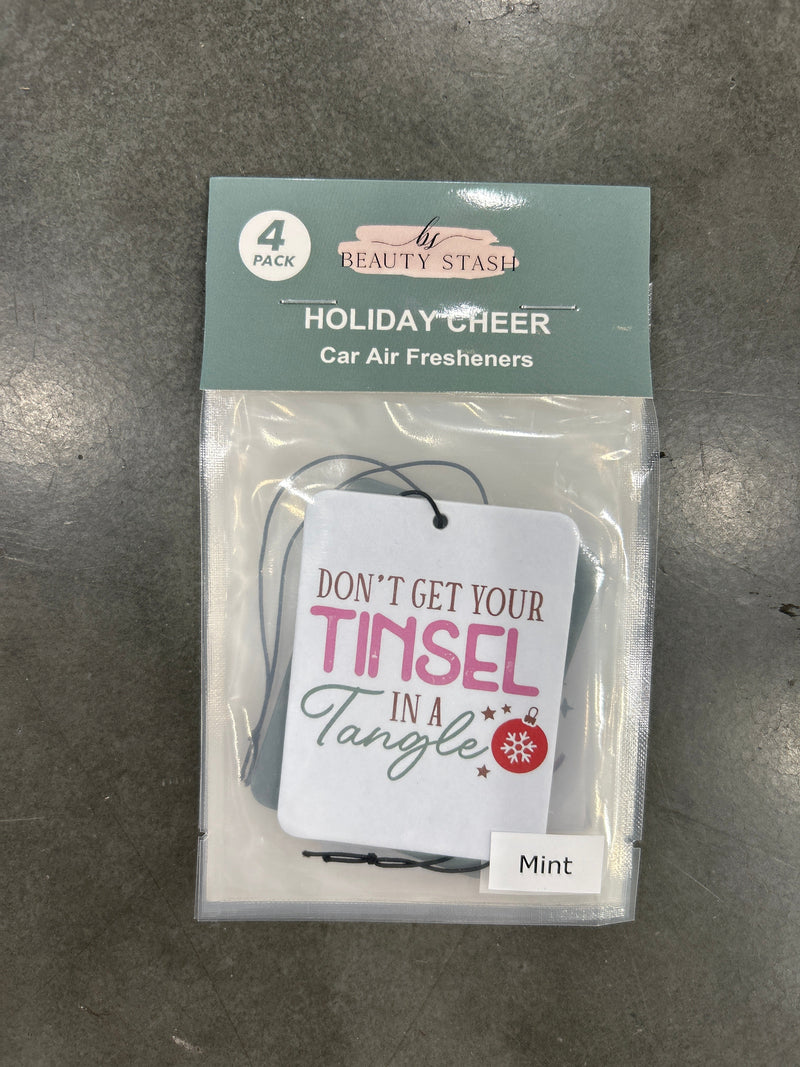 Holiday Cheer Air Fresheners (Set of 4)