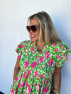 *Size 2XL - Luciana Floral Dress