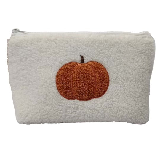 Fluffy Cosmetic Bag, Fall Vibes