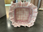 Sweet Floral and Bow Gingham Clear Cosmetic Bag Collection