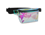 Iridescent belt bag