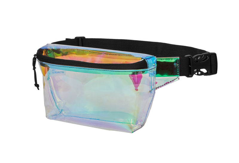 Iridescent belt bag