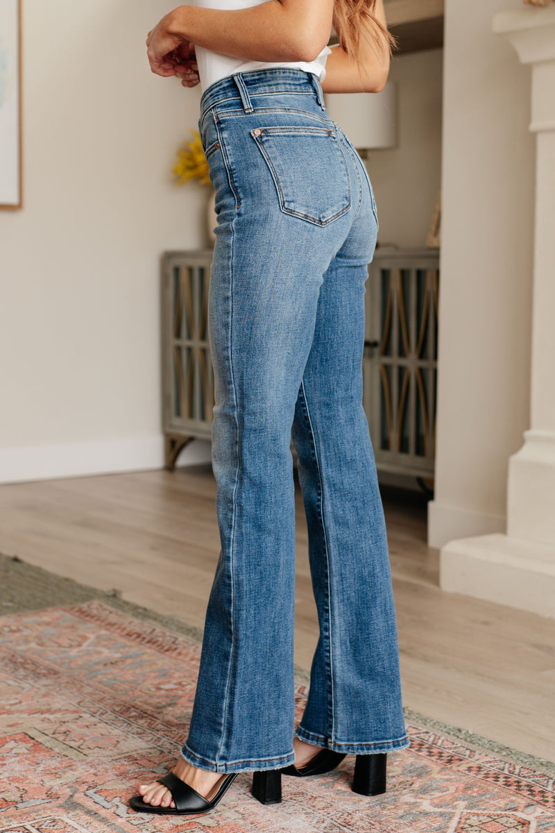 Genevieve Mid Rise Vintage Bootcut Jeans