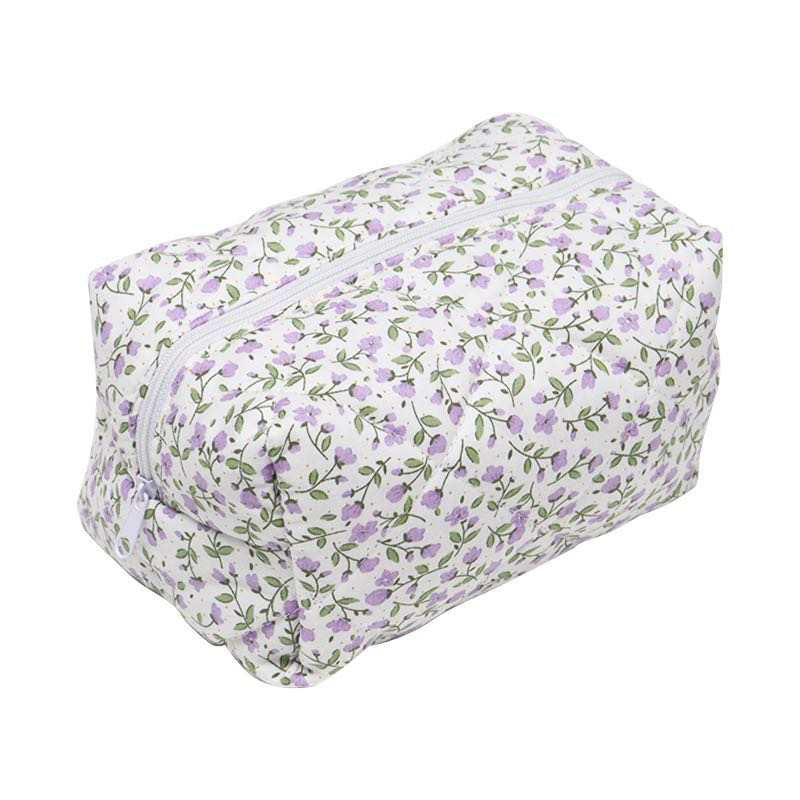 Sweet Floral Cosmetic Bag