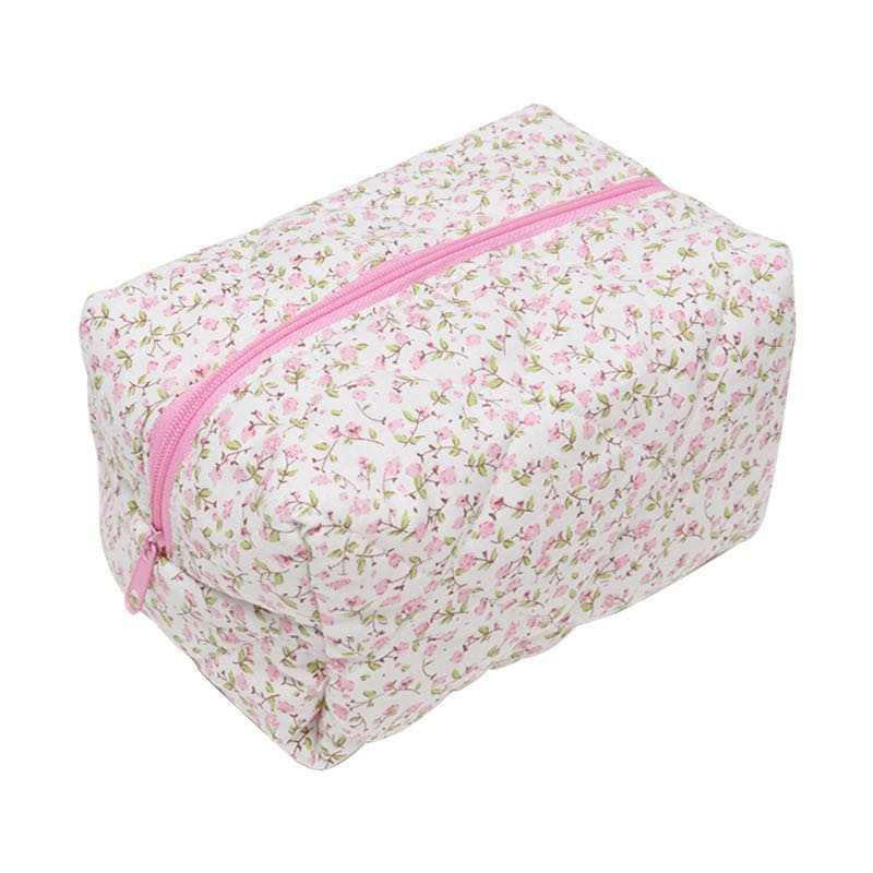 Sweet Floral Cosmetic Bag