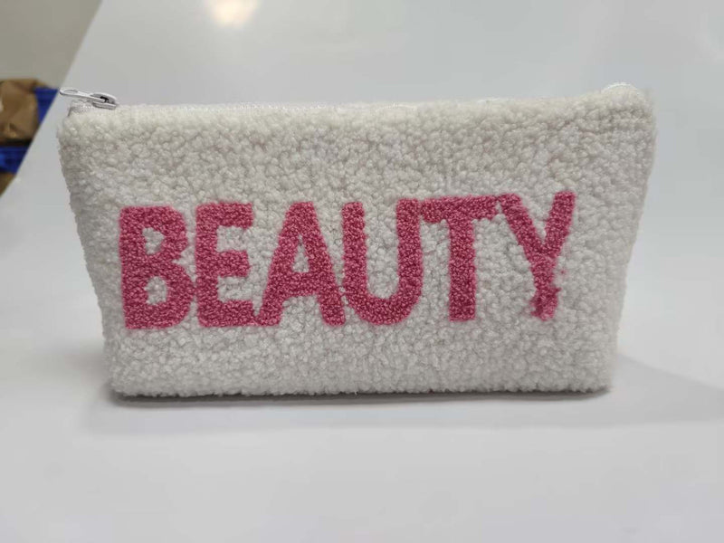 Fluffy Cosmetic bag, Large