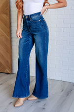 Eliza High Rise Control Top Retro Wide Leg Jeans