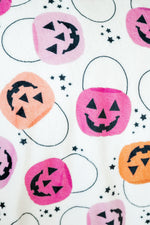 PREORDER: Halloween Fleece Blanket in Colorful Jacks