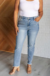 Susan High Rise Side Panel Detail Slim Jeans