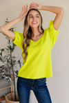 Try Me Balloon Sleeve Blouse