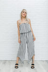 Modern Stripes Sleeveless Jumpsuit