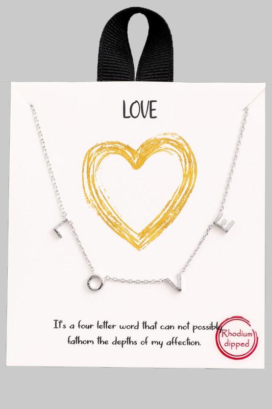 *Love At The End Of The Day Necklace