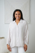 High Standards Striped Button Down