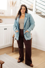 Business Brunch Denim Blazer