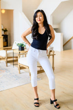 Certifiably Cool Mid Rise Judy Blue Capris