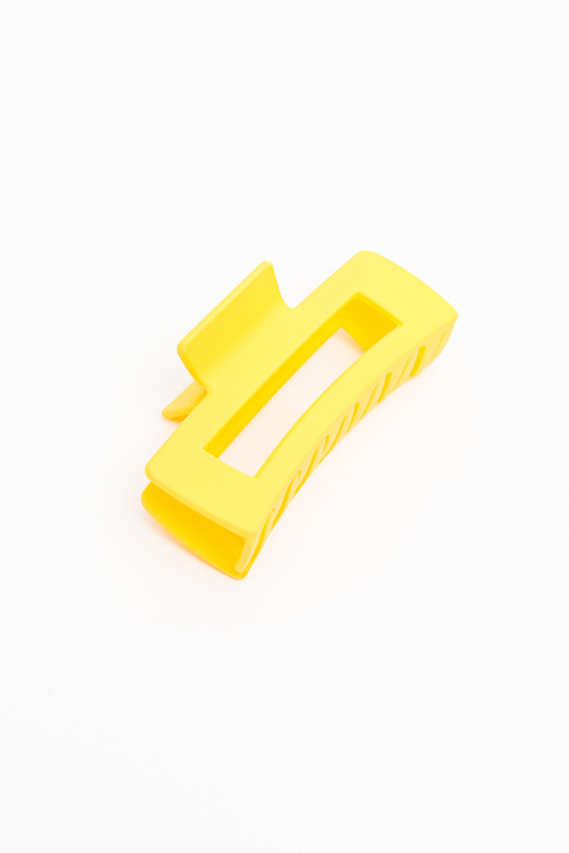 Claw Clip Set of 4 in Lemon