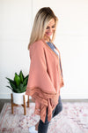 *Size S: Look At Me Now Cardigan In Blushing Rose