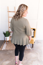*Size M: In Your Wildest Dreams Sage Tunic Top