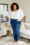 Daria Front Seam Wide Leg Trouser Judy Blue Jeans