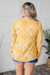 *Size M: Embroidered In Sunshine Blouse