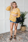 *Size M: Embroidered In Sunshine Blouse