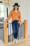 Georgia Back Yoke Skinny Judy Blue Jeans with Phone Pocket