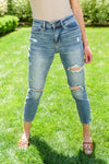 Hi-Rise Destroyed Slim Fit Judy Blue Jeans