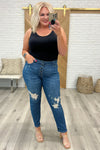 Colt High Rise Button Fly Distressed Boyfriend Jeans