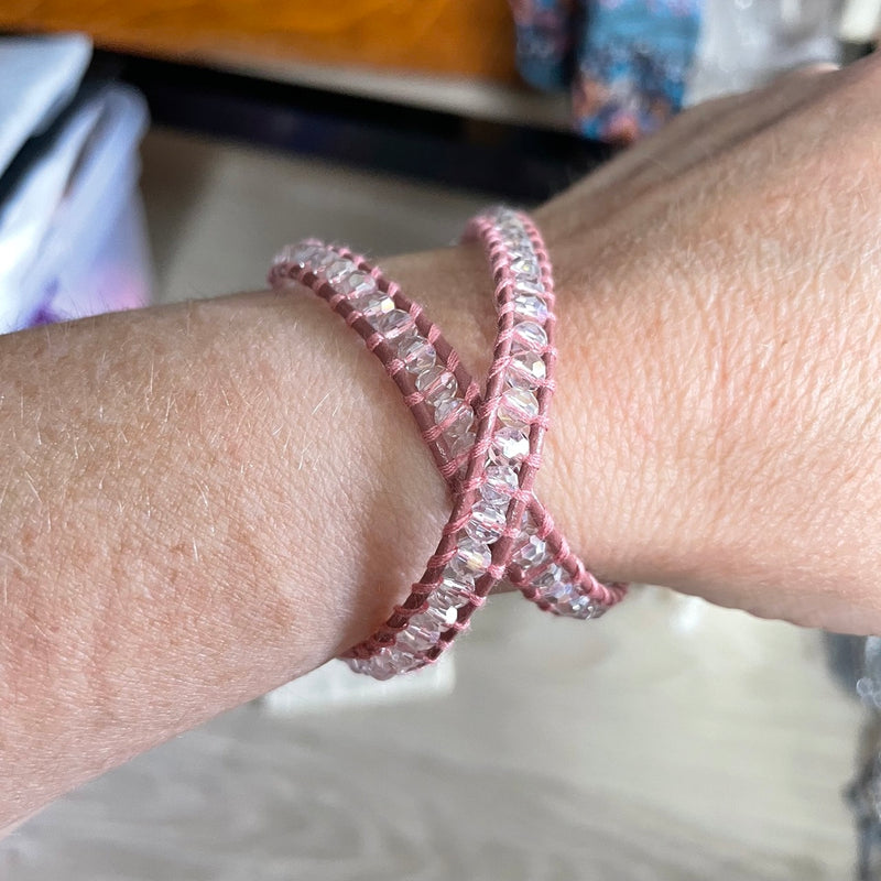 Simple Wrap Bracelet in Two Color Options