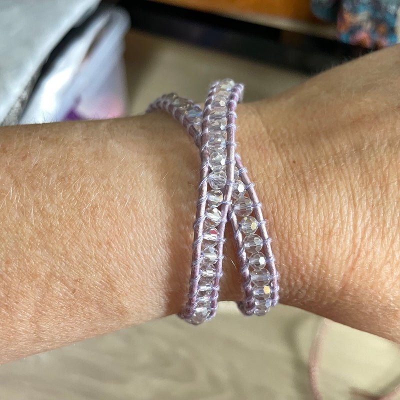 Simple Wrap Bracelet in Two Color Options