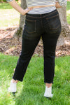 Kelbie Destroyed Hem Crop Judy Blue Jeans