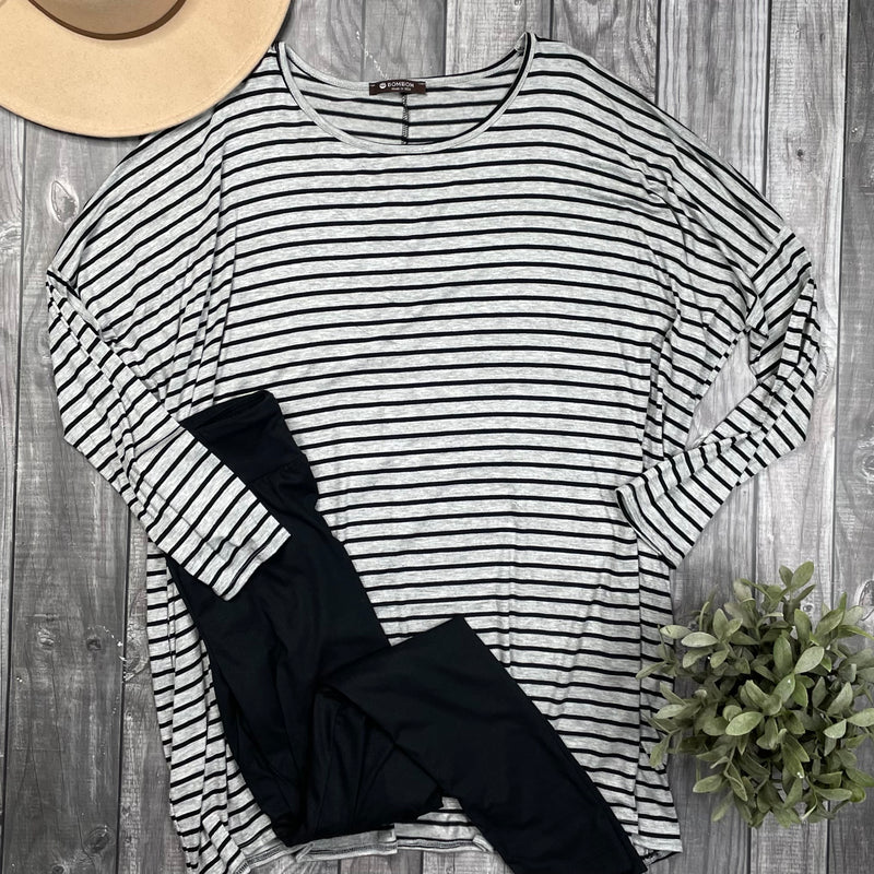 SIZE S: LET'S GET AWAY LONG SLEEVE TOP