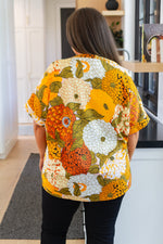 Picking Blooms Blouse in Amber Mix