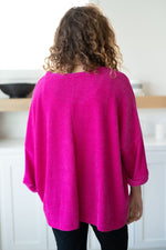 Pink Thoughts Chenille Blouse