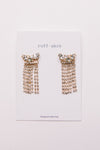 Rhinestone Fringe Earrings