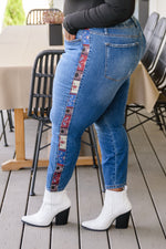 Rio Western Print Relaxed Judy Blue Jeans