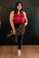 *Size S: Roses and Satin Tank