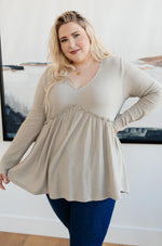 *Size S: The Right Kind of Attention Top in Sage