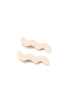 Wavy Clip Set in Cream