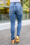 Winona Released Hem Side Slit Judy Blue Skinnies