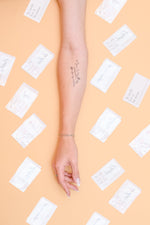 Words For A Season Temporary Tattoo